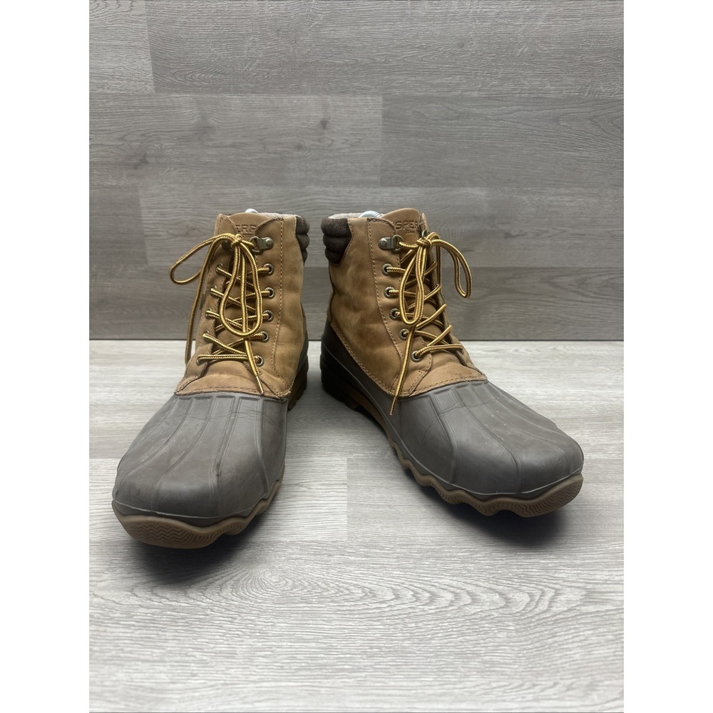 Sperry Top-Sider Men's Avenue Duck Boot Tan Brown Size 13M STS12126 Very Nice - Picture 2 of 12